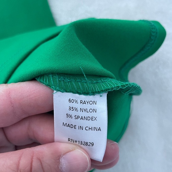 Superdown Nava Vibrant Green One-Shoulder Dress - Picture 14 of 14